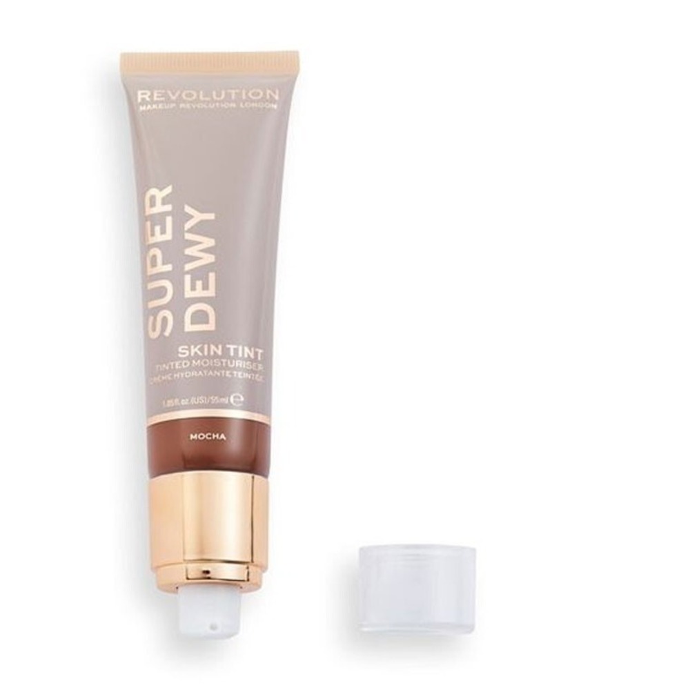Makeup Revolution Super Dewy Skin Tint Tinted Moisturizer Mocha 1.85oz‎ DPP1
